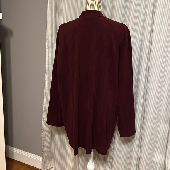 Chico’s Maroon Blazer - Picture 2 of 6